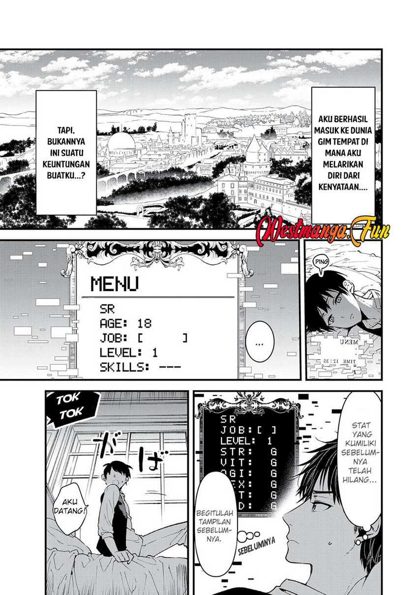 Ore, Yuusha janai desu kara. – VR Sekai no Chouten ni Kunrin Seshi Otoko. Tenseishi, Level 1 no Mushoku kara Restart suru