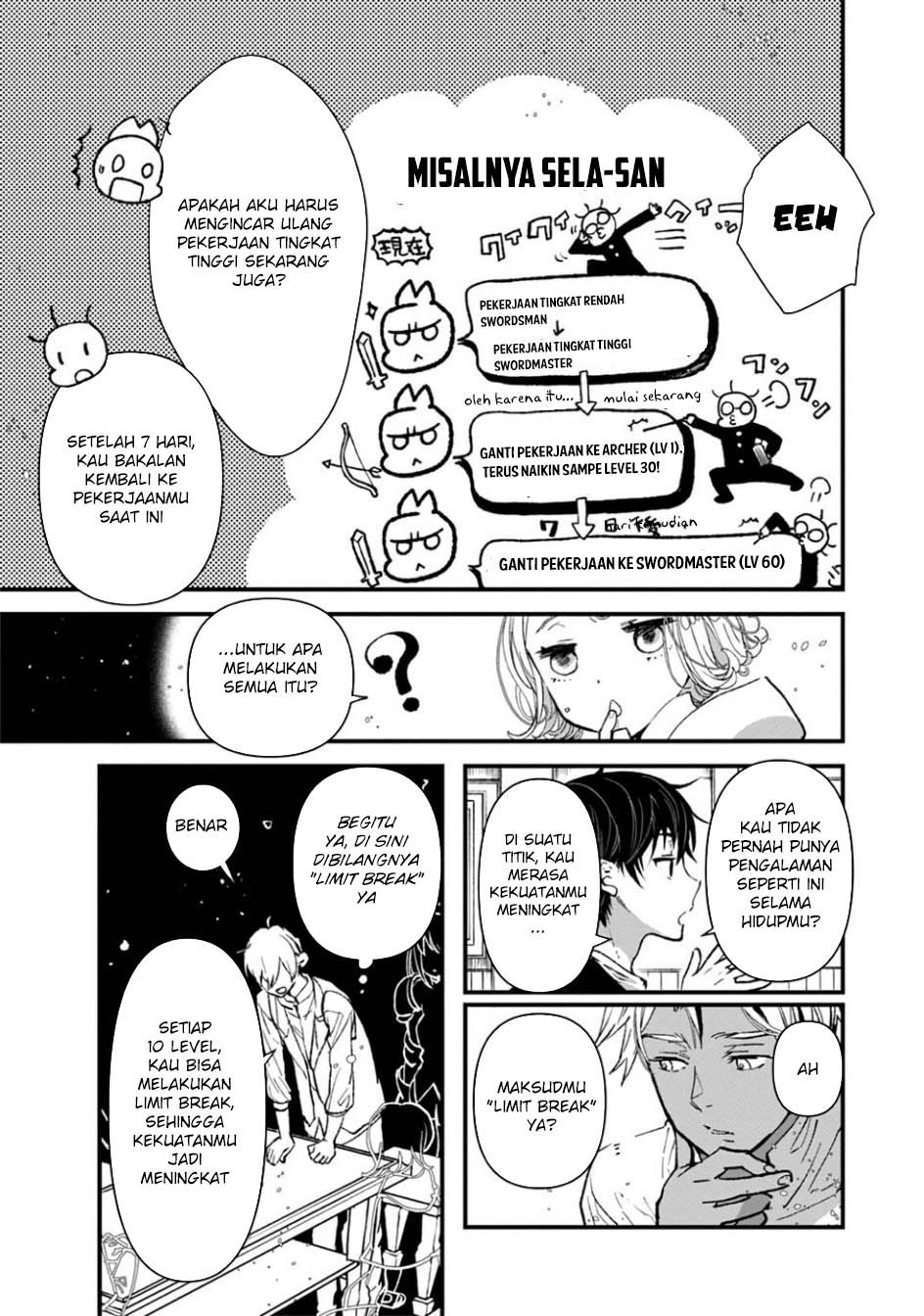 Ore, Yuusha janai desu kara. – VR Sekai no Chouten ni Kunrin Seshi Otoko. Tenseishi, Level 1 no Mushoku kara Restart suru