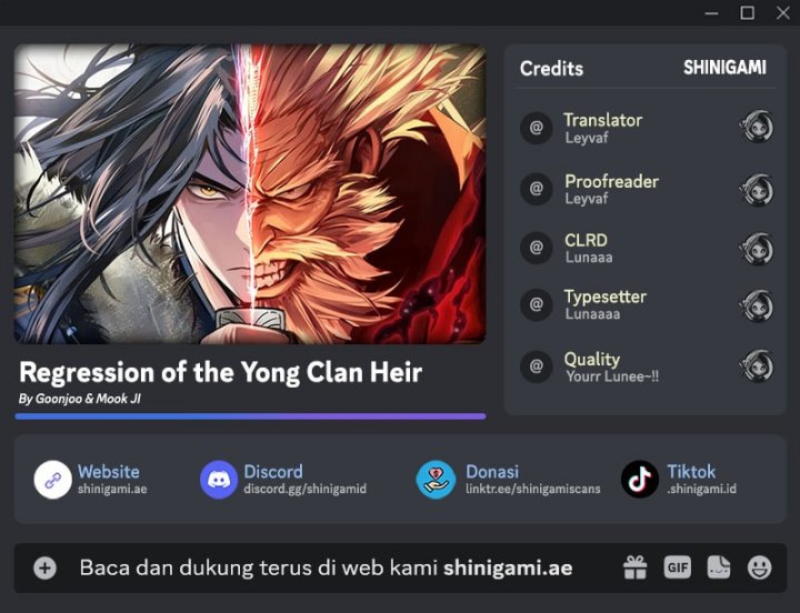 Regression Of The Yong Clan Heir