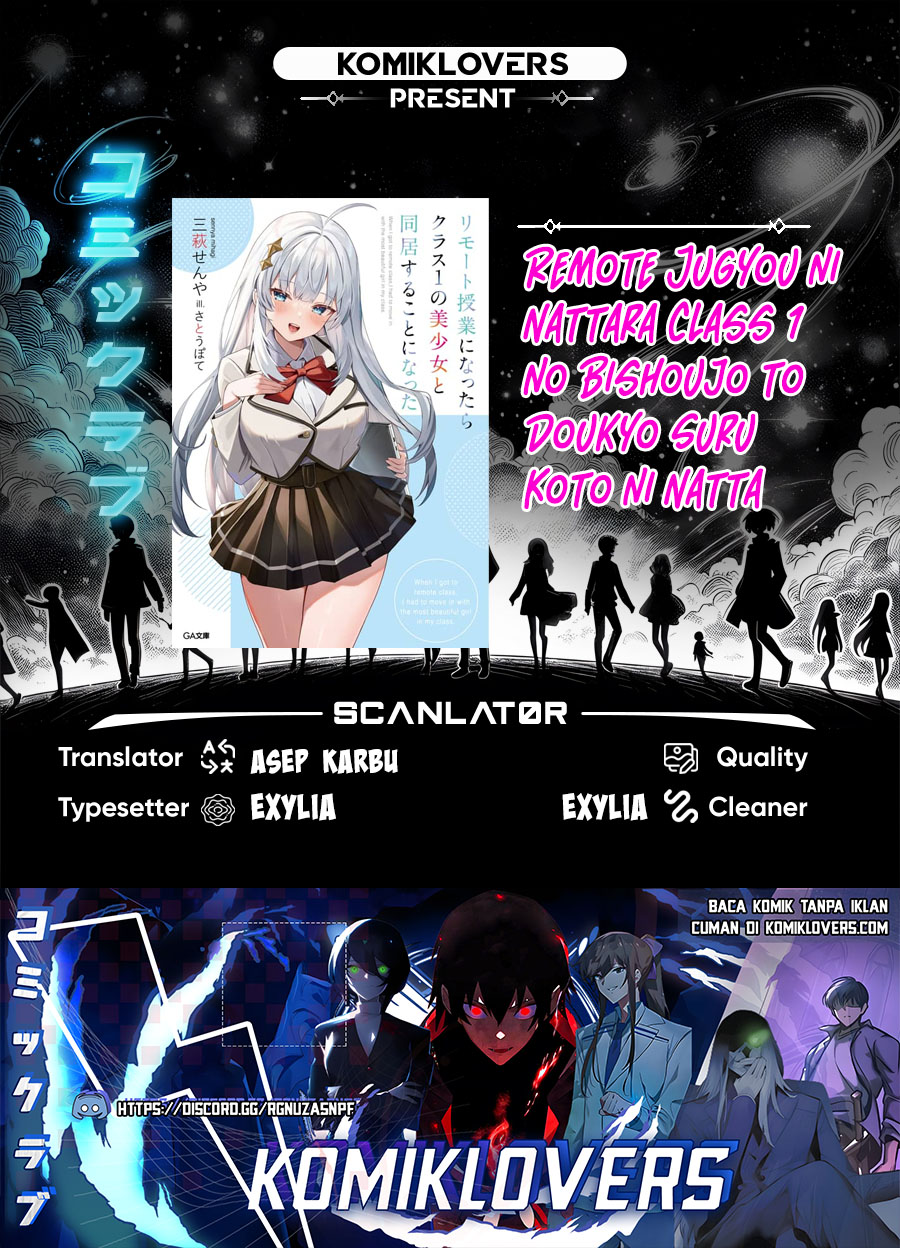 Remote Jugyou ni Nattara Class 1 no Bishoujo to Doukyo Suru Koto ni Natta
