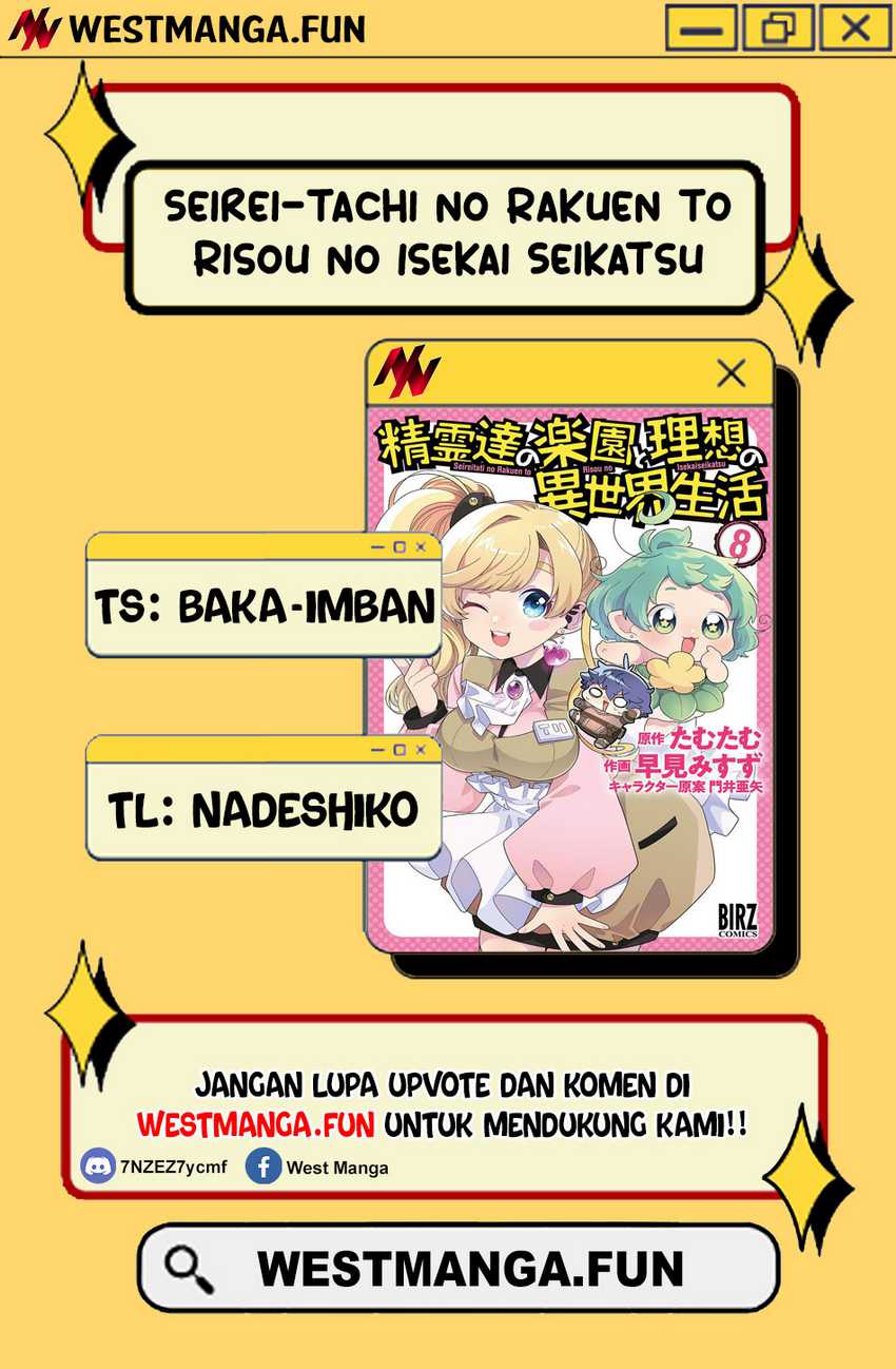 Seirei-tachi no Rakuen to Risou no Isekai Seikatsu