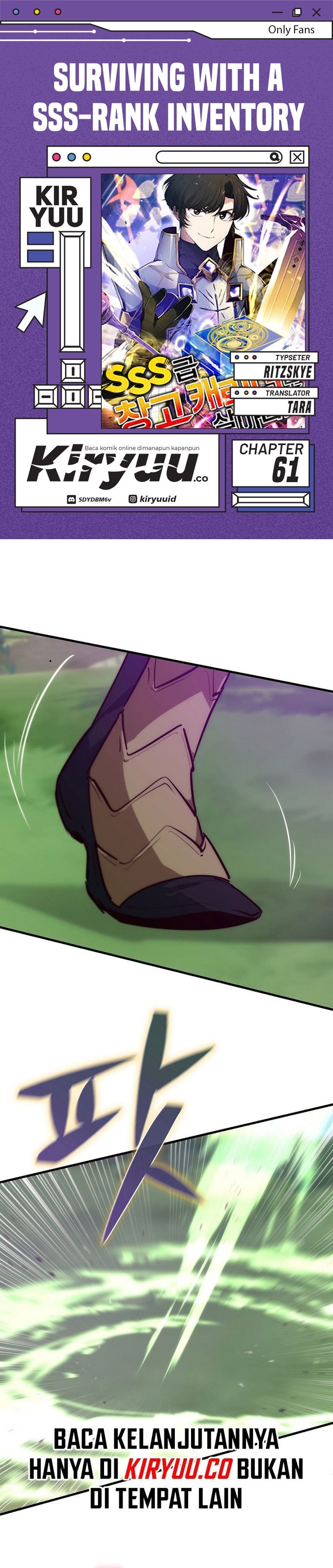 Surviving with a SSS-Rank Inventory
