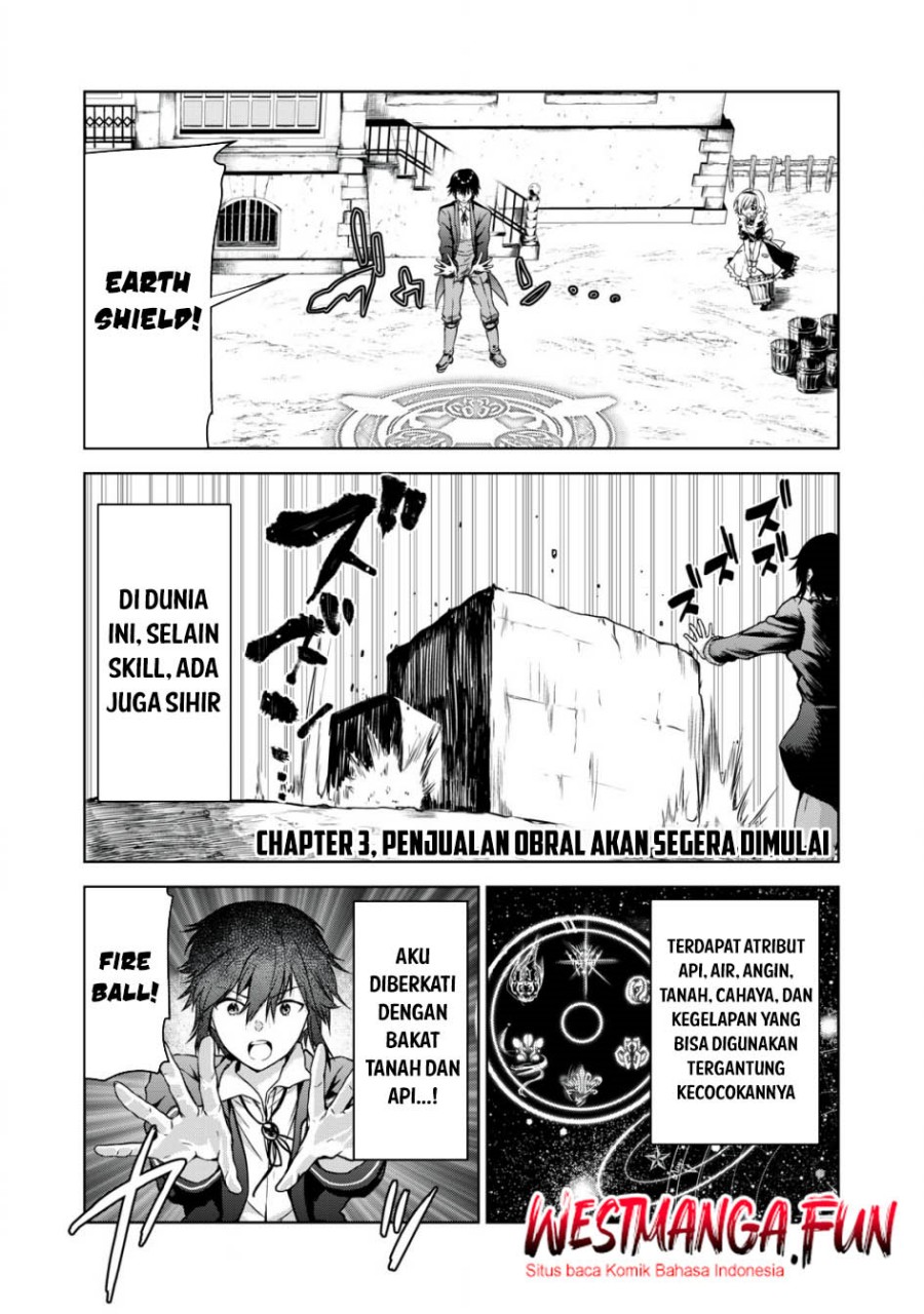 Tensei Kizoku no Bannou Kaitaku Kara ~”Kakudai & Shukushou” Sukiru o Tsukatte Itara Saikyou Ryouchi ni Narimashita~ Chapter 3