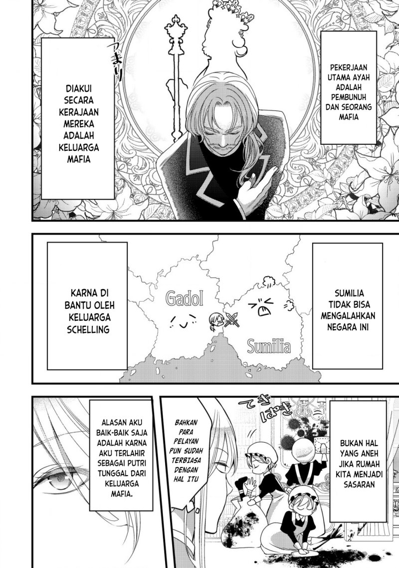 Tensei shita Onna Mafia wa Isekai de Heibon ni Kurashitai – Asashin Ikka no Hakushaku Reijou desu ga, Denshi to Akuma na Danchou ga Tsukimatottekimasu