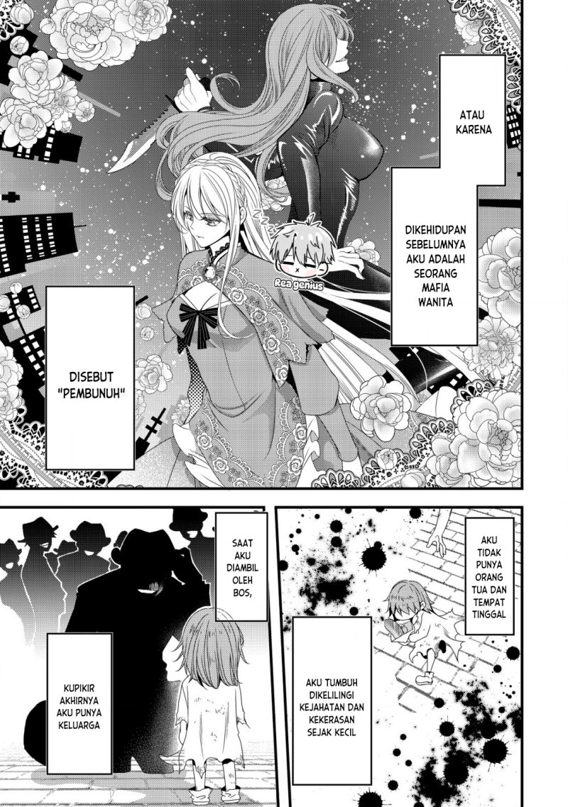 Tensei shita Onna Mafia wa Isekai de Heibon ni Kurashitai – Asashin Ikka no Hakushaku Reijou desu ga, Denshi to Akuma na Danchou ga Tsukimatottekimasu
