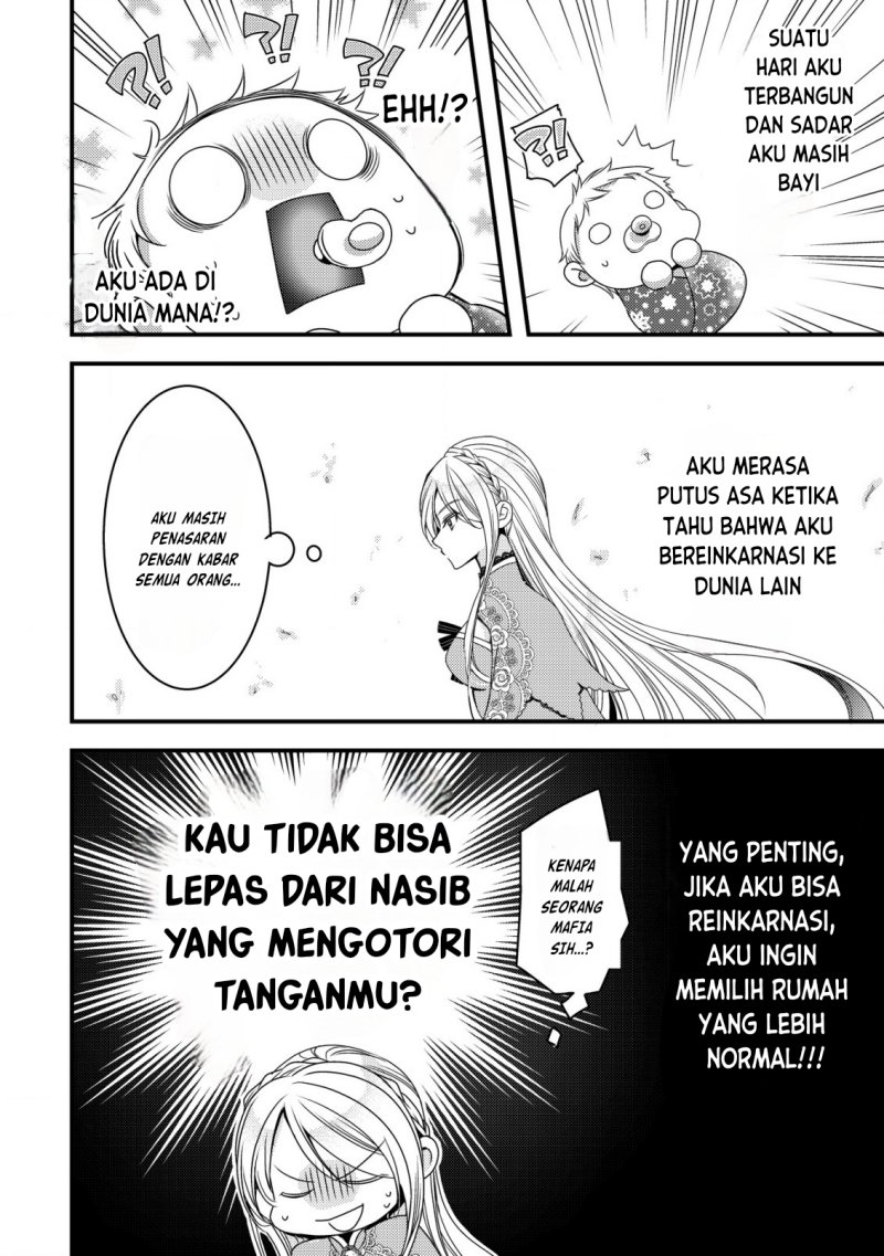 Tensei shita Onna Mafia wa Isekai de Heibon ni Kurashitai – Asashin Ikka no Hakushaku Reijou desu ga, Denshi to Akuma na Danchou ga Tsukimatottekimasu