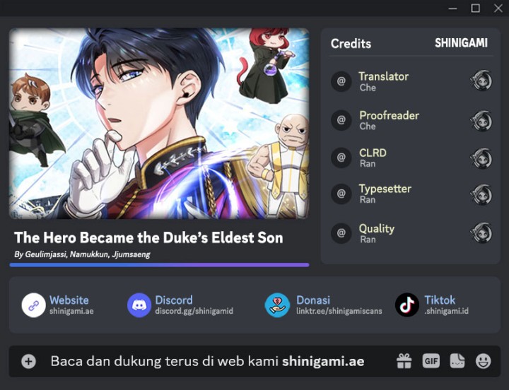 The Hero Became the Duke’s Eldest Son Chapter 41