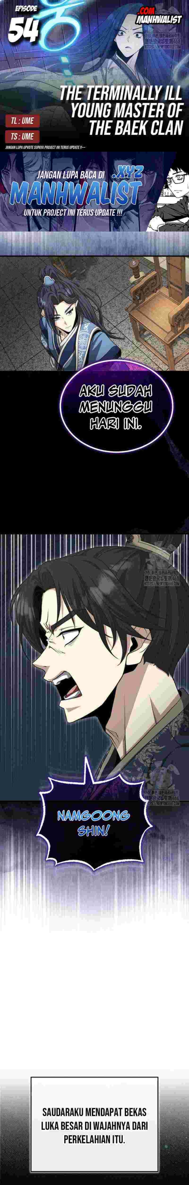 The Terminally Ill Young Master of the Baek Clan