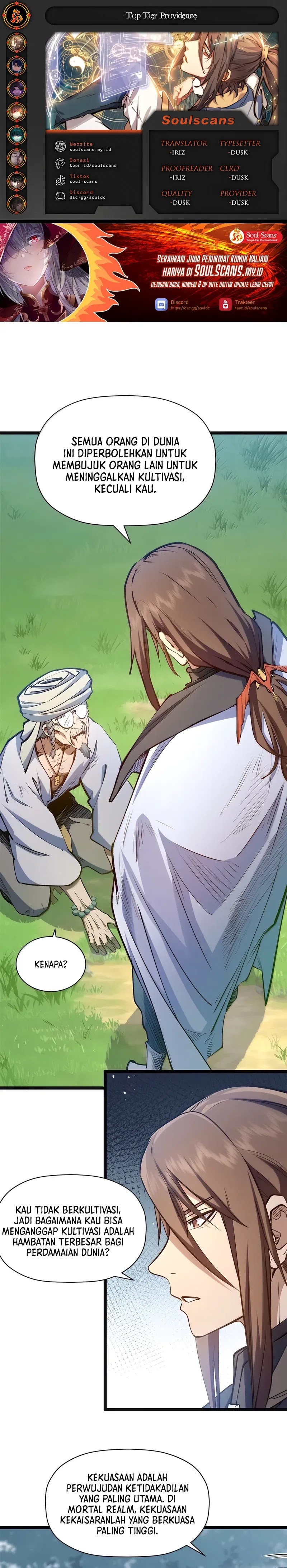 Top Tier Providence: Secretly Cultivate for a Thousand Years