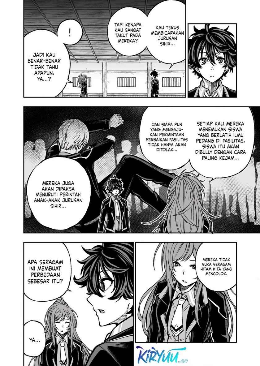 Umarekawatta Kensei Kenshi ga Reiguu sareru Majutsu Shijou Shugi no Gakuen de Musou suru