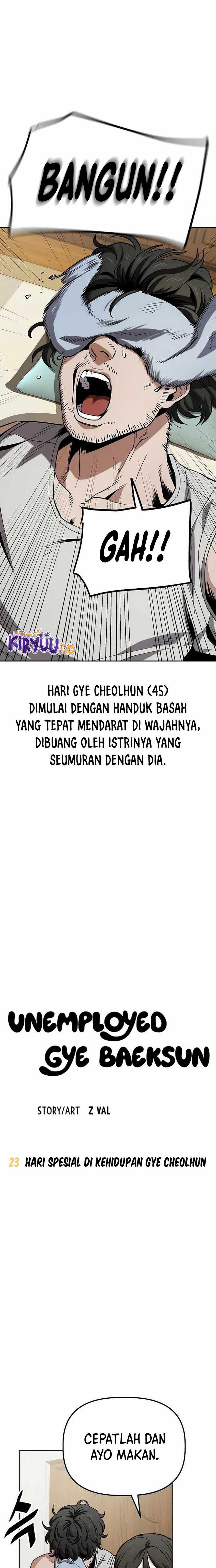 Unemployed Gye Baek Soon