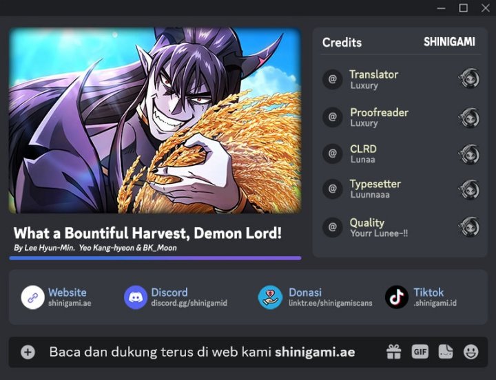 What A Bountiful Harvest, Demon Lord!