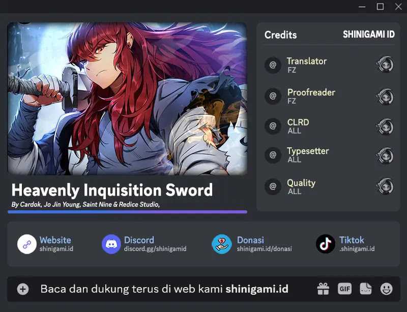 Heavenly Inquisition Sword Chapter 72