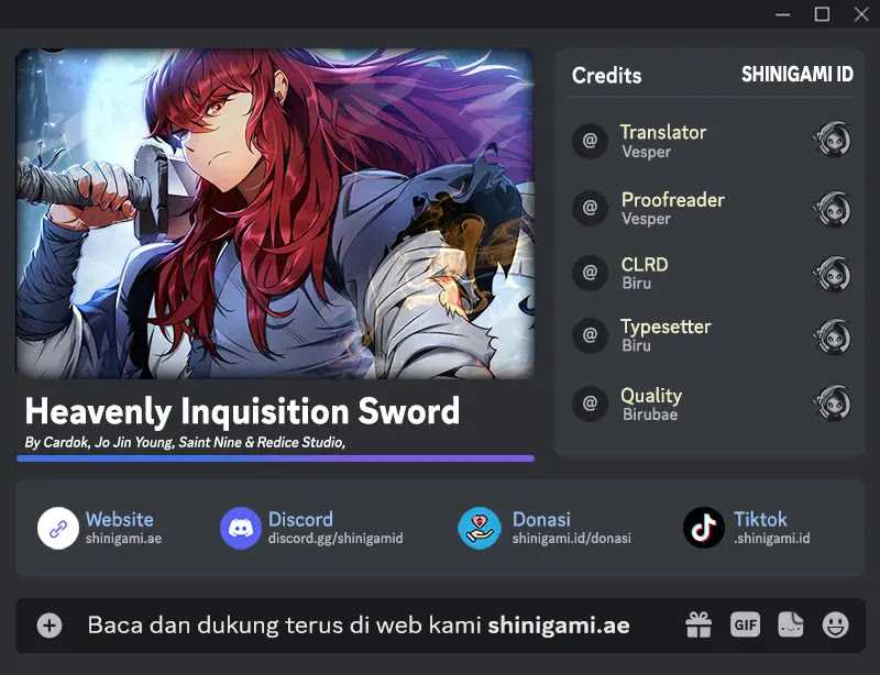 Heavenly Inquisition Sword Chapter 74