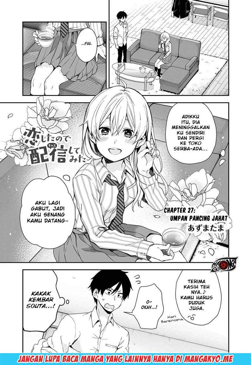 Koi Shita no de, Haishin Shite Mita