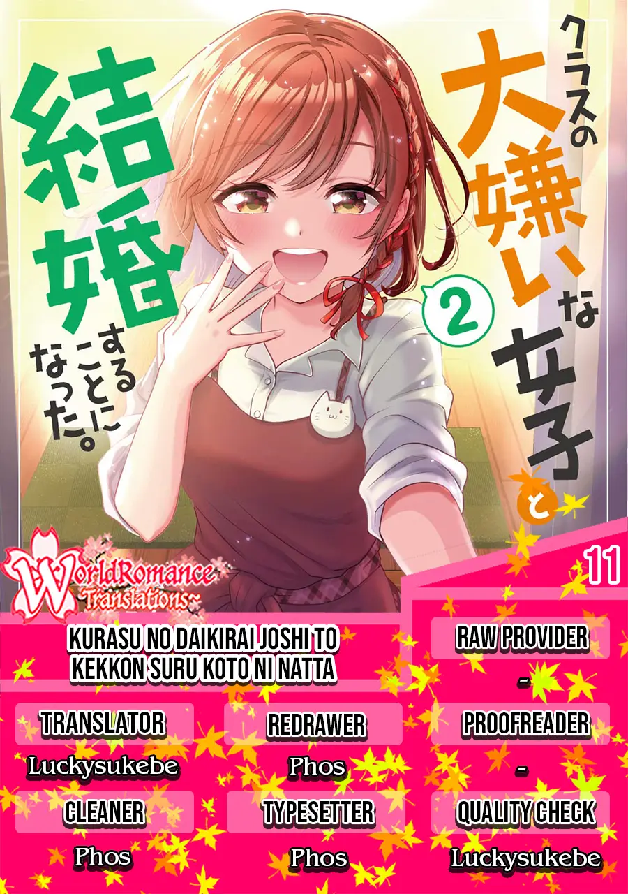 Kurasu no Daikirai na Joshi to Kekkon Suru Koto ni Natta