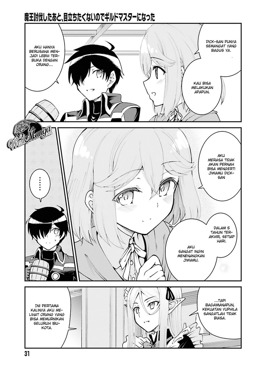 Maou Toubatsu Shita Ato, Medachitakunai node Guild Master ni Natta