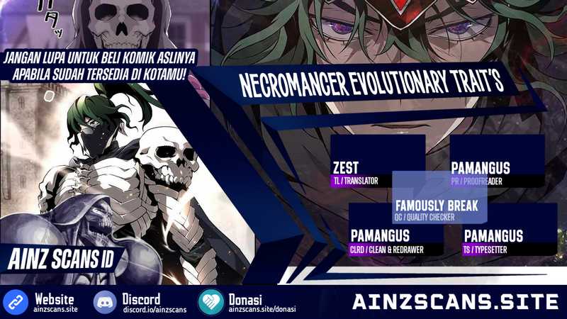 Necromancer’s Evolutionary Traits