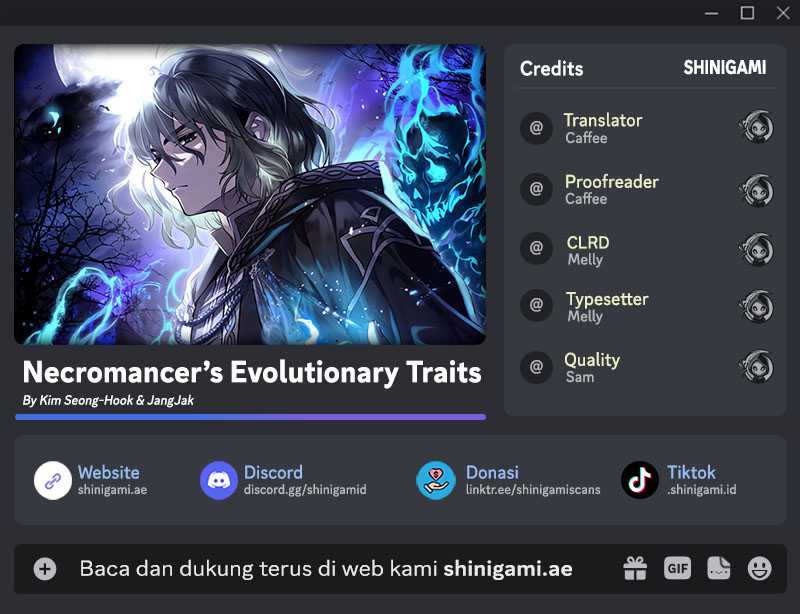 Necromancer’s Evolutionary Traits