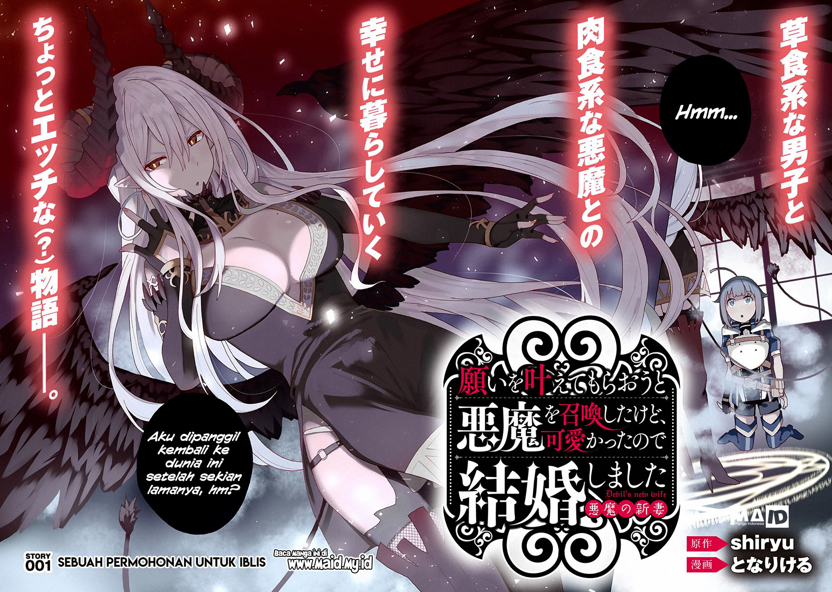 Negai o Kanaete Moraou to Akuma o Shoukan Shitakedo, Kawaikattanode Kekkonshimashita ~Akuma no Niidzuma~