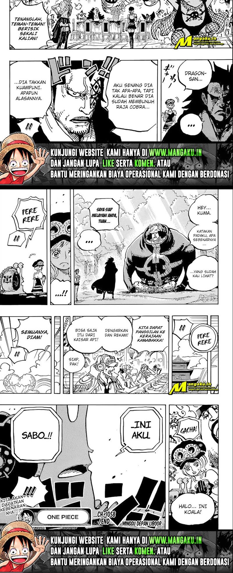 One Piece Chapter 1058