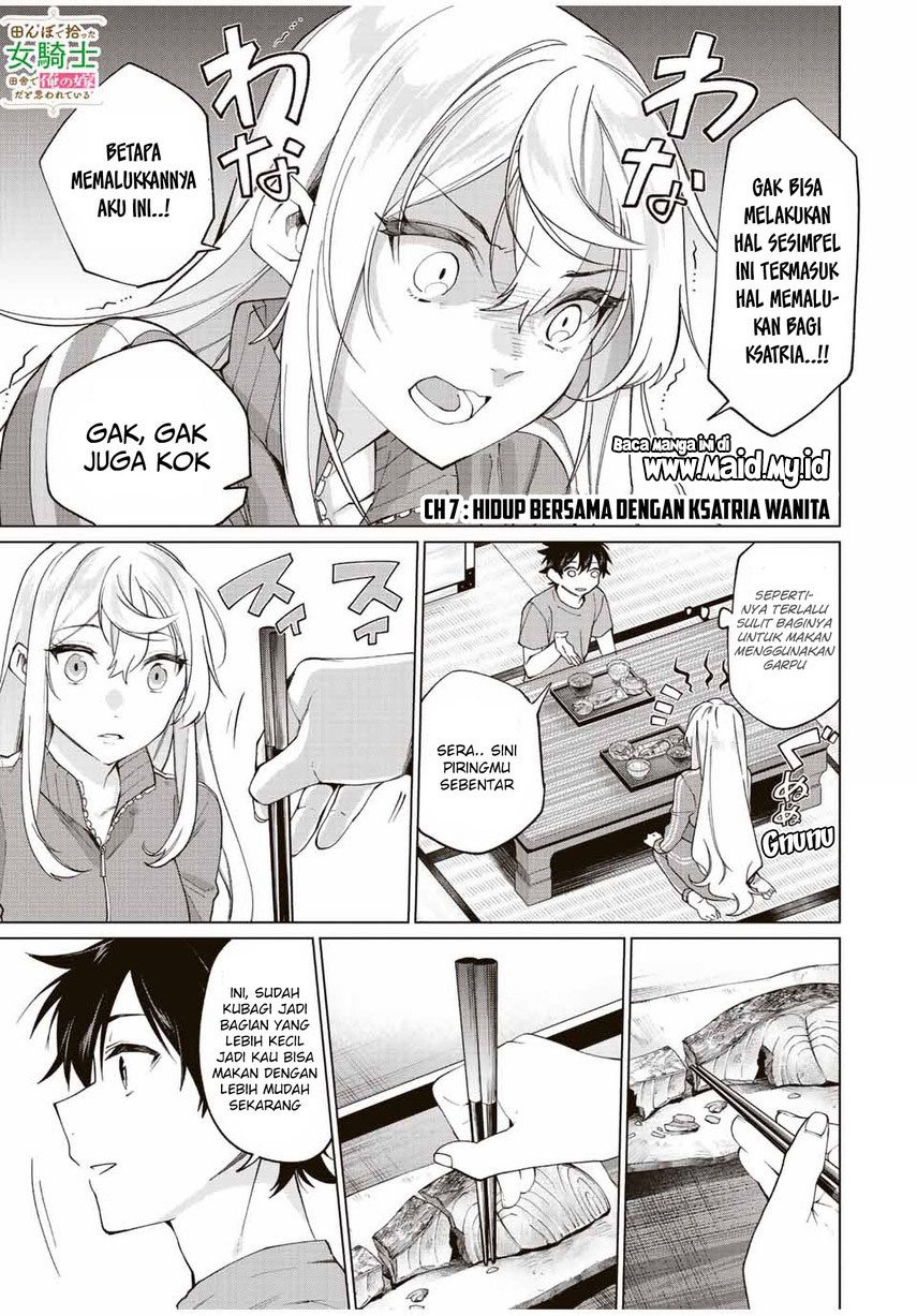 Tanbo de Hirotta Onna Kishi, Inaka de Ore no Yome da to Omowareteiru