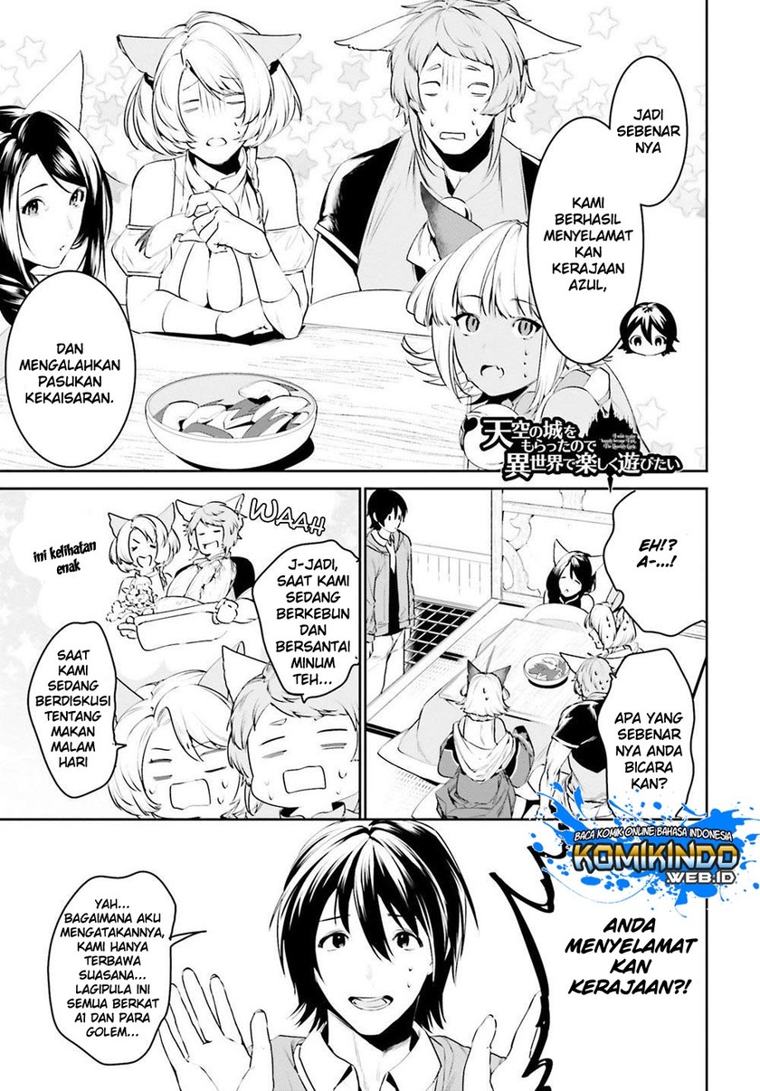Tenkuu no Shiro o Moratta no de Isekai de Tanoshiku Asobitai
