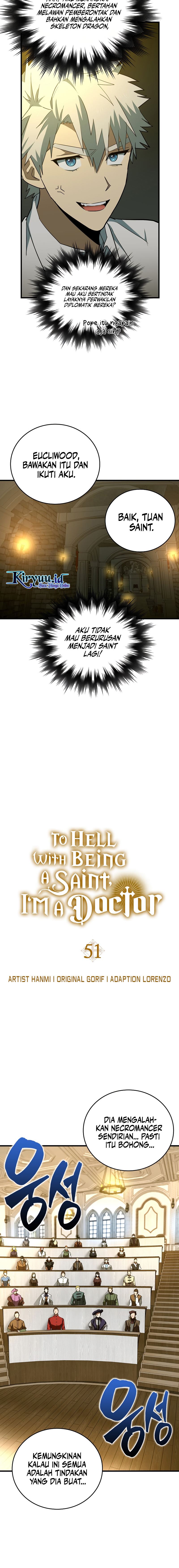 To Hell With Being a Saint, I’m a Doctor