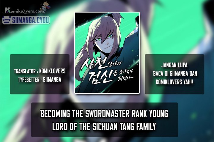 Becoming the Swordmaster Rank Young Lord of the Sichuan Tang Family