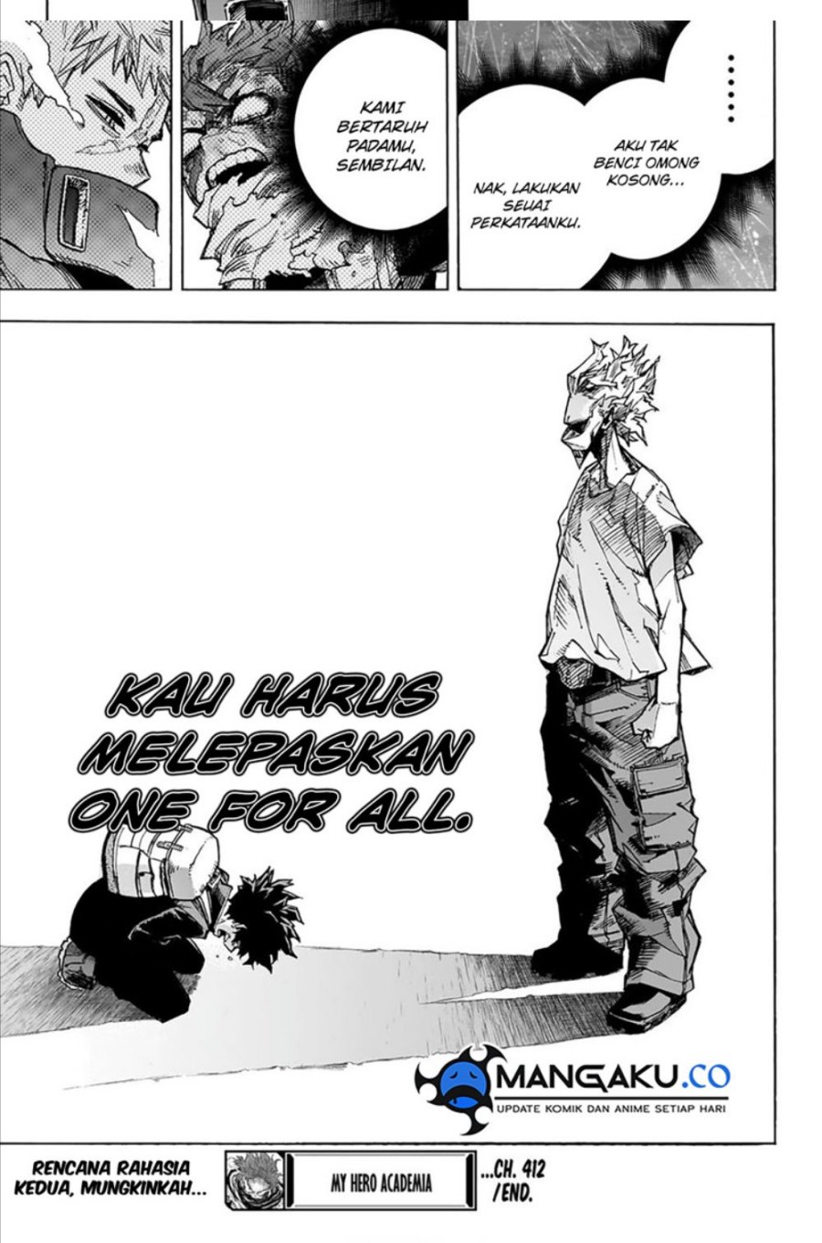 Boku no Hero Academia Chapter 412