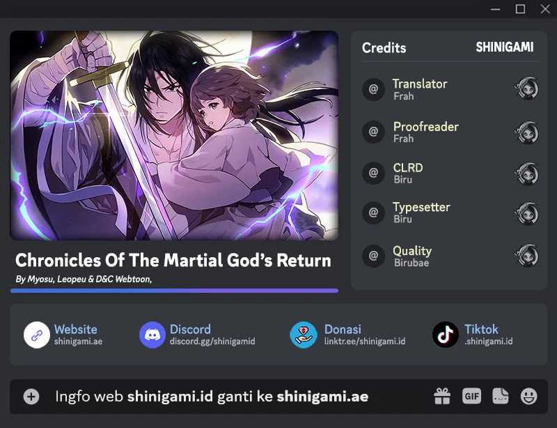 Chronicles Of The Martial God’s Return