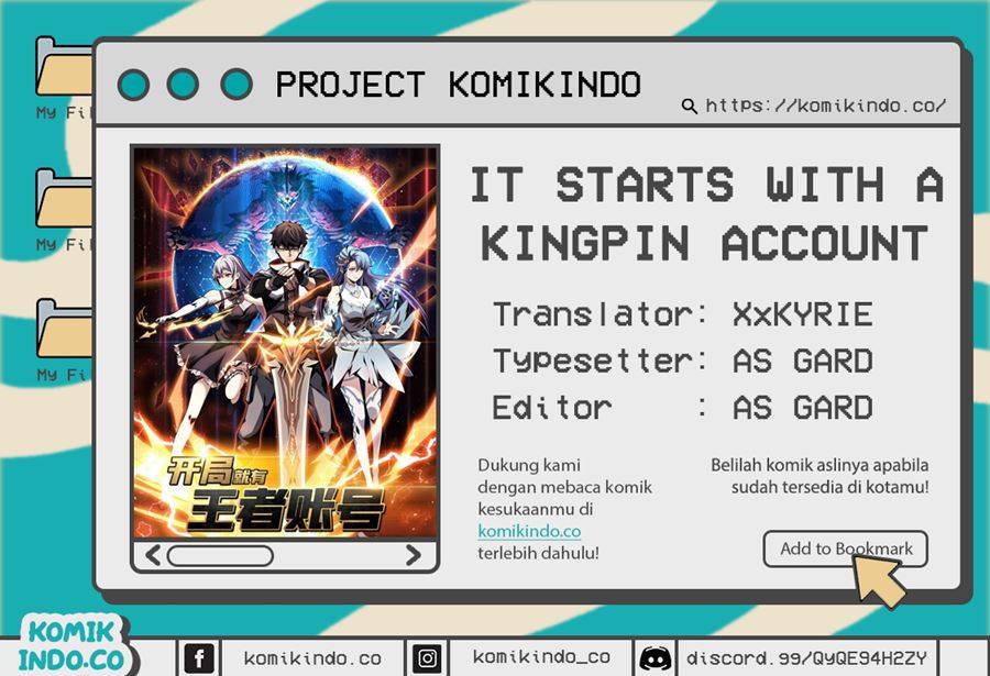 King Account At The Start (It Starts With a Kingpin Account)