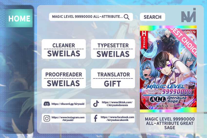 Magic Level 99990000 All-Attribute Great Sage