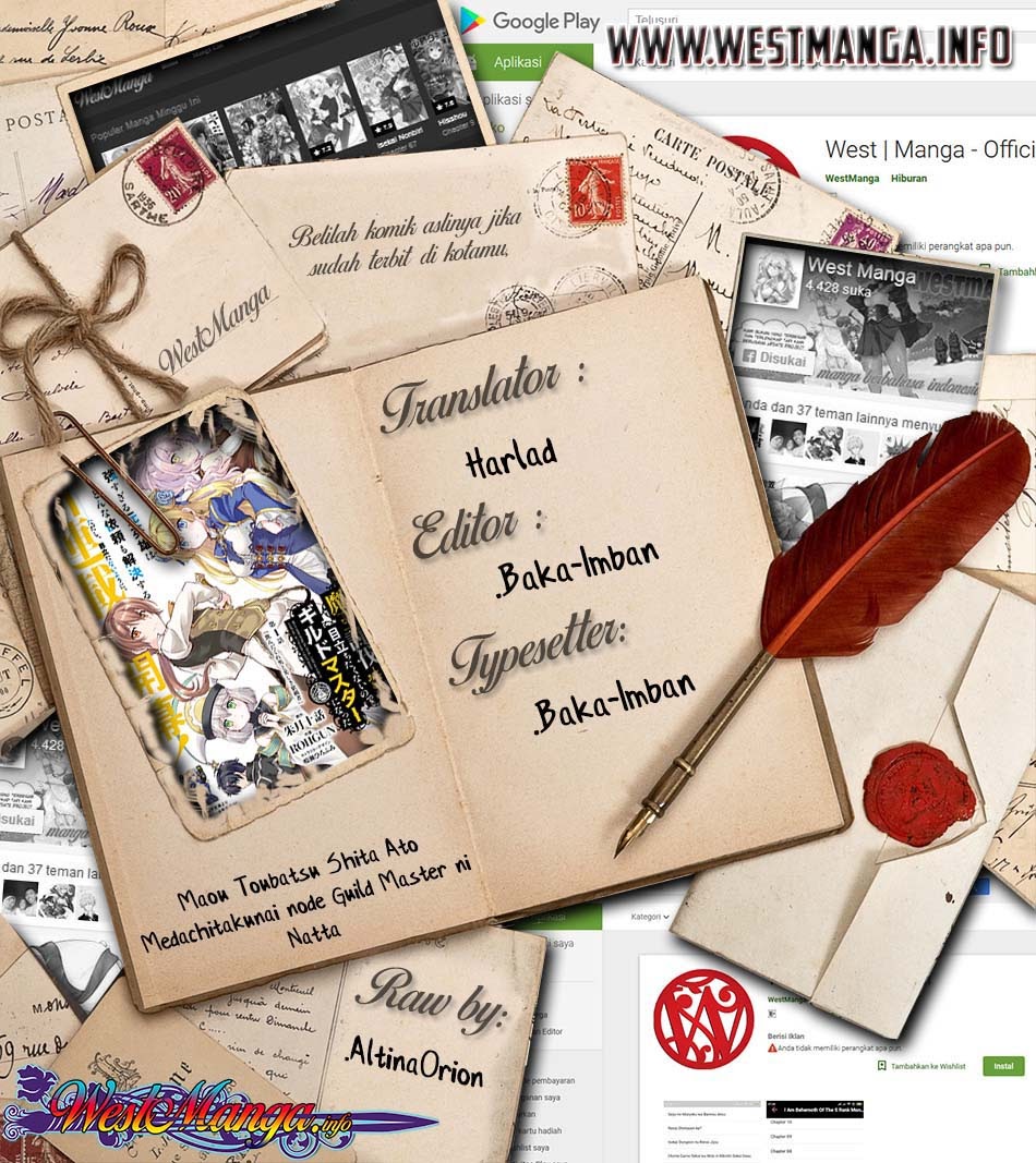 Maou Toubatsu Shita Ato, Medachitakunai node Guild Master ni Natta