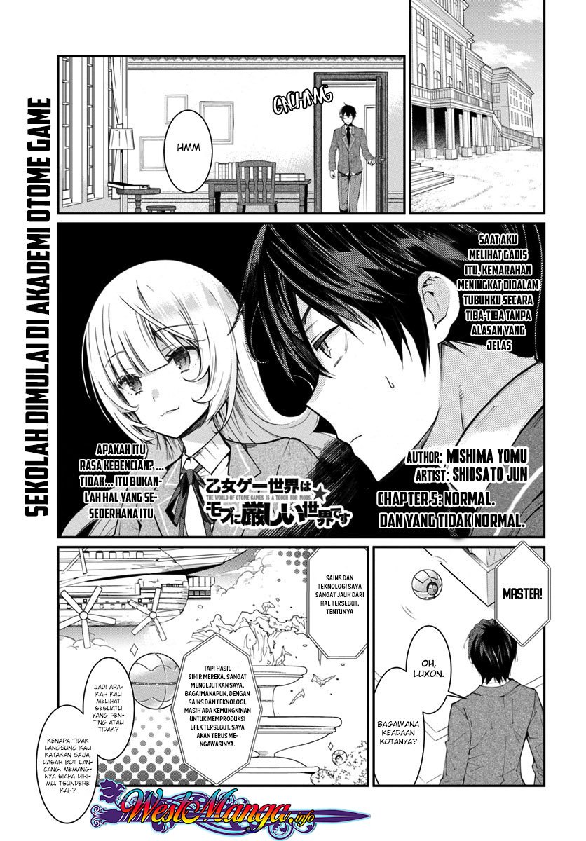 Otome Game Sekai wa Mob ni Kibishii Sekai Desu