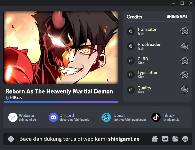 Reborn as a Heavenly Martial Demon Chapter 13