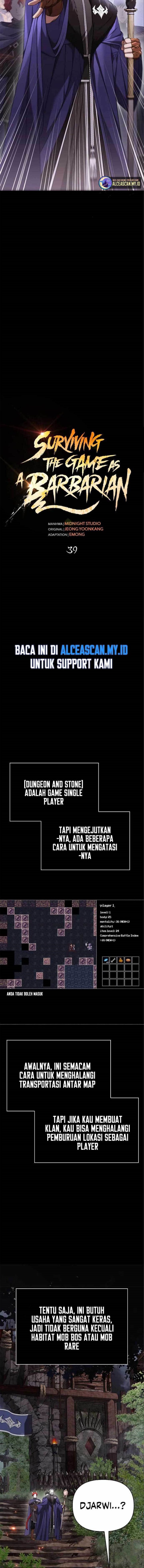 Survive as a Barbarian in the Game
