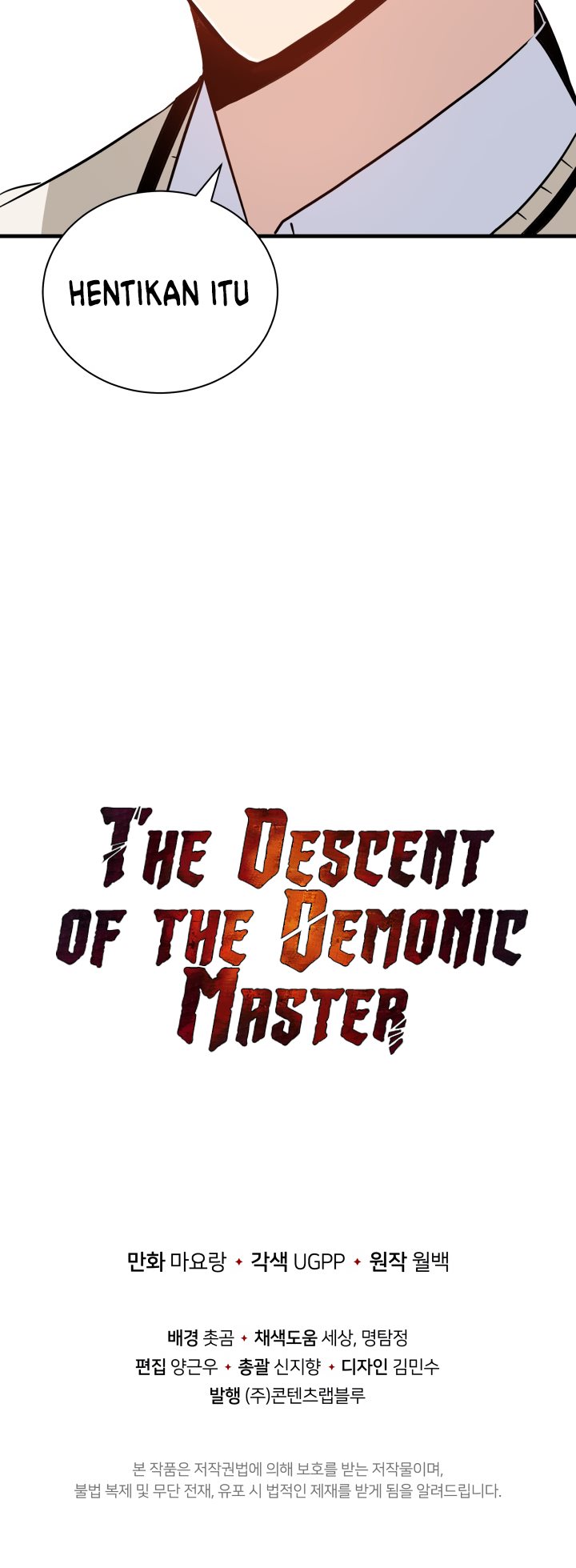 The Descent of the Demonic Master