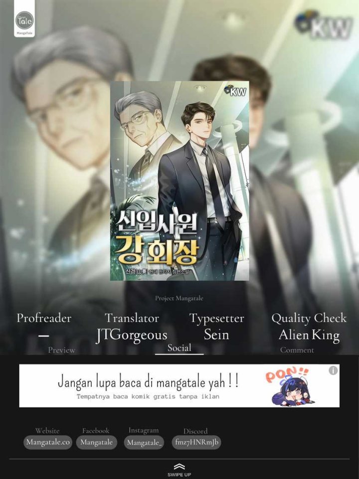 Chairman Kang, The New Employee