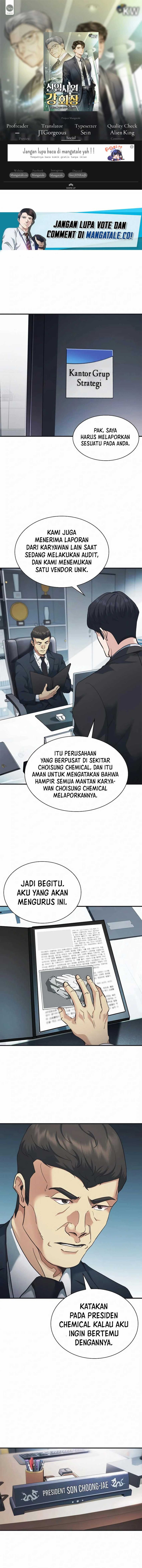 Chairman Kang, The New Employee