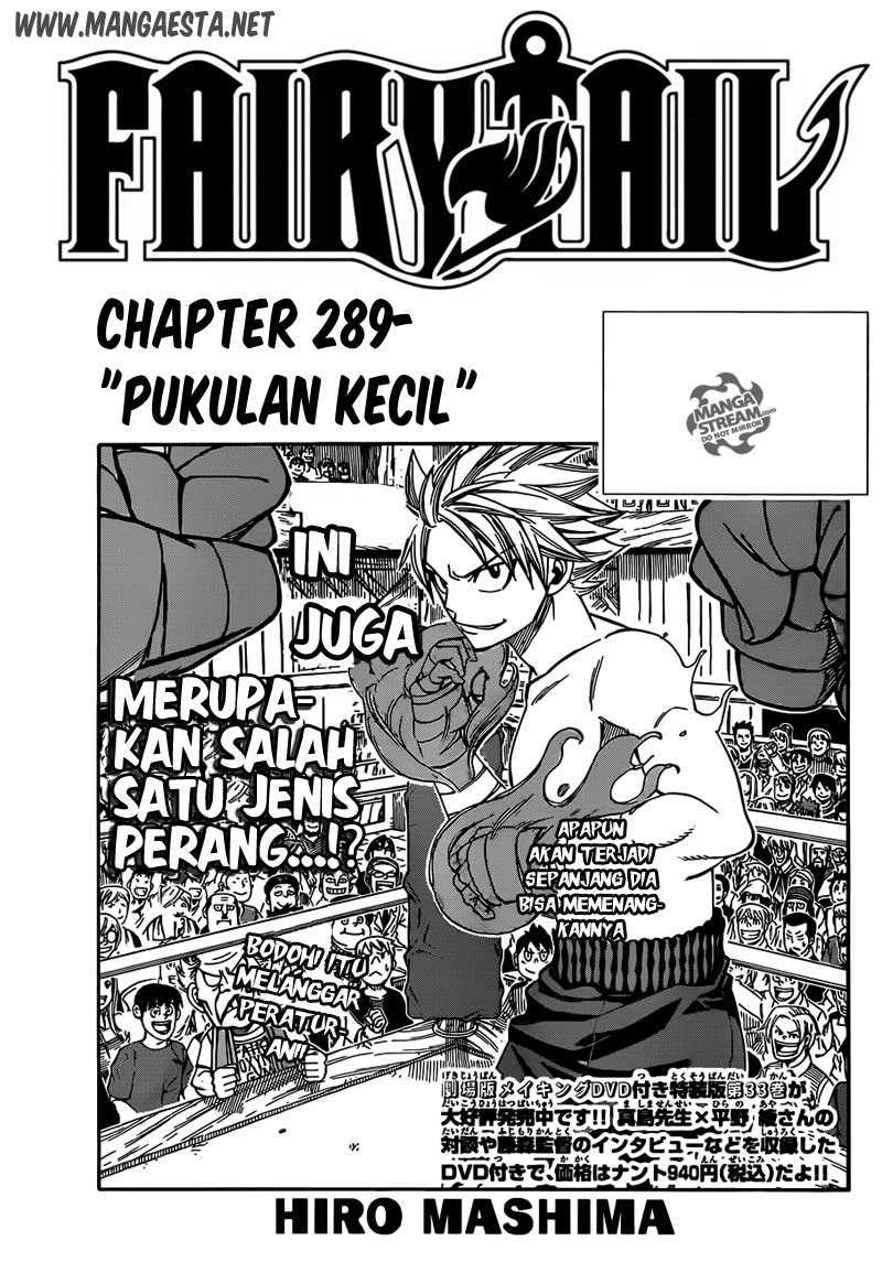 Fairy Tail Chapter 289