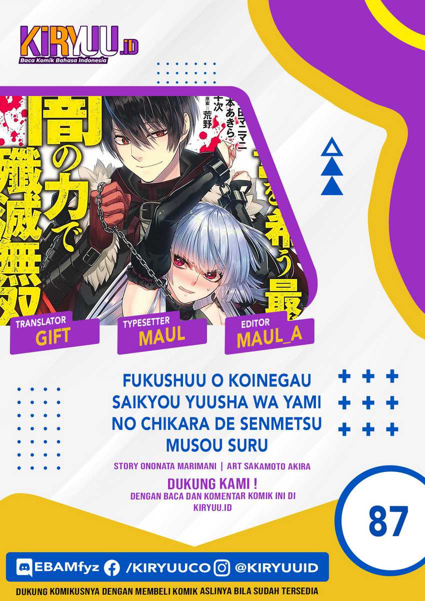 Fukushuu o Koinegau Saikyou Yuusha wa, Yami no Chikara de Senmetsu Musou Suru