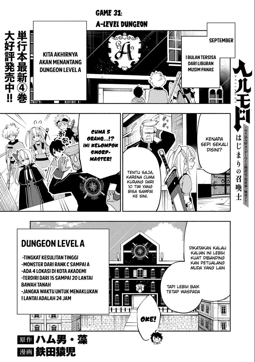 Hell Mode: Yarikomi Suki no Gamer wa Hai Settei no Isekai de Musou Suruw