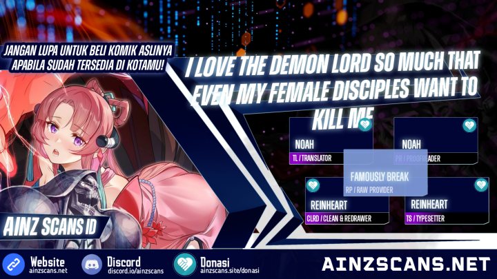 I Love the Demon Lord So Much That Even My Female Disciples Want to Kill Me