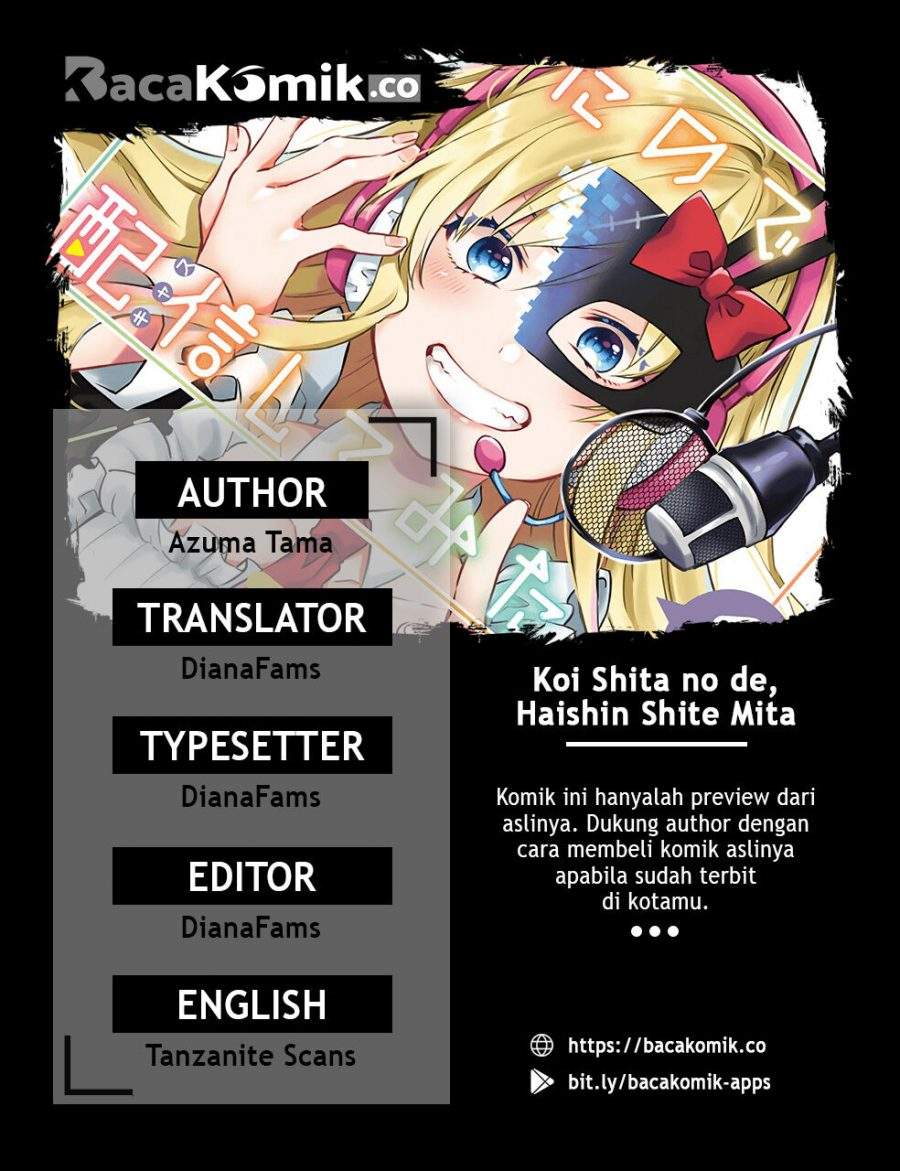 Koi Shita no de, Haishin Shite Mita