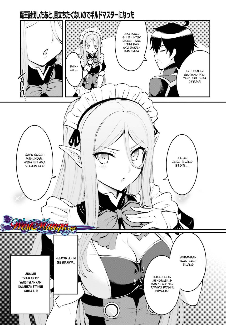 Maou Toubatsu Shita Ato, Medachitakunai node Guild Master ni Natta
