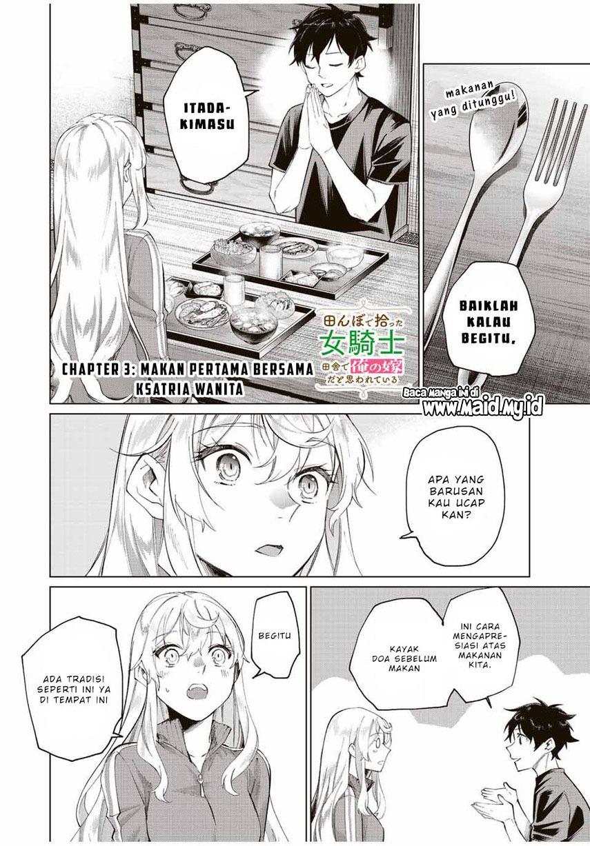Tanbo de Hirotta Onna Kishi, Inaka de Ore no Yome da to Omowareteiru
