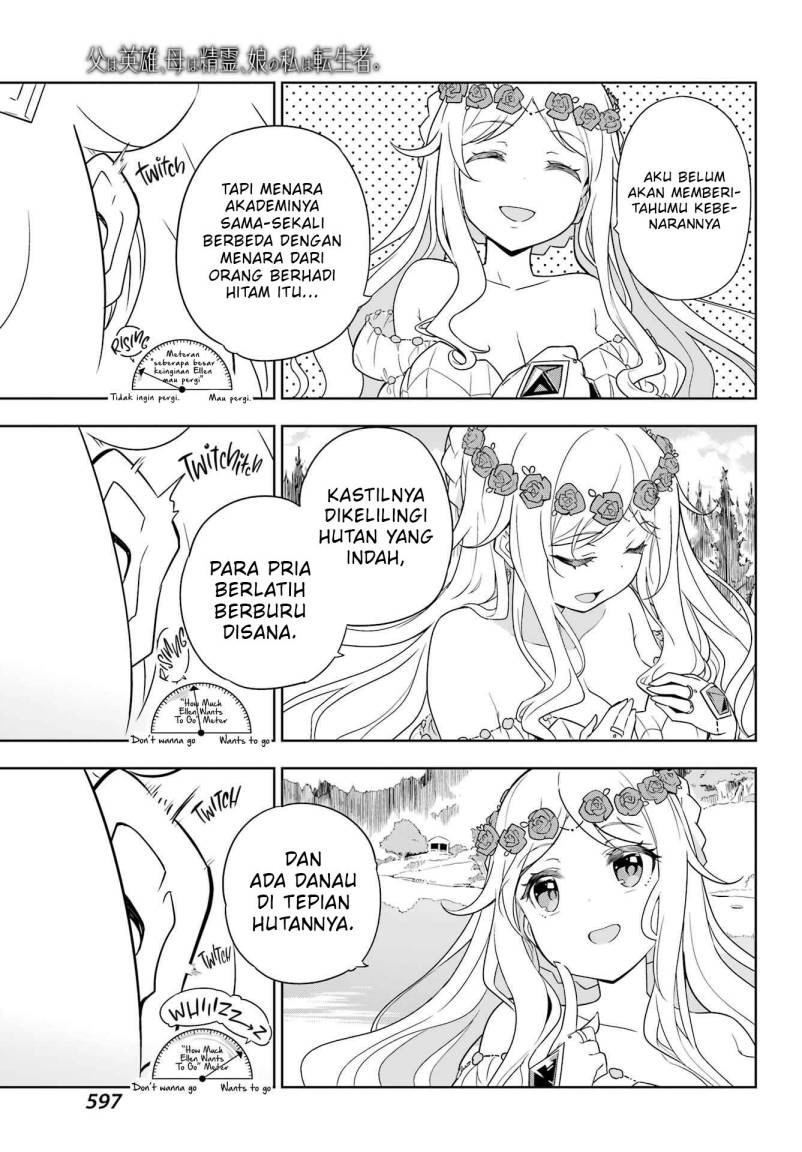 Chichi wa Eiyuu, Haha wa Seirei, Musume no Watashi wa Tenseisha (Dad Is A Hero, Mom Is A Spirit, I’m A Reincarnator)