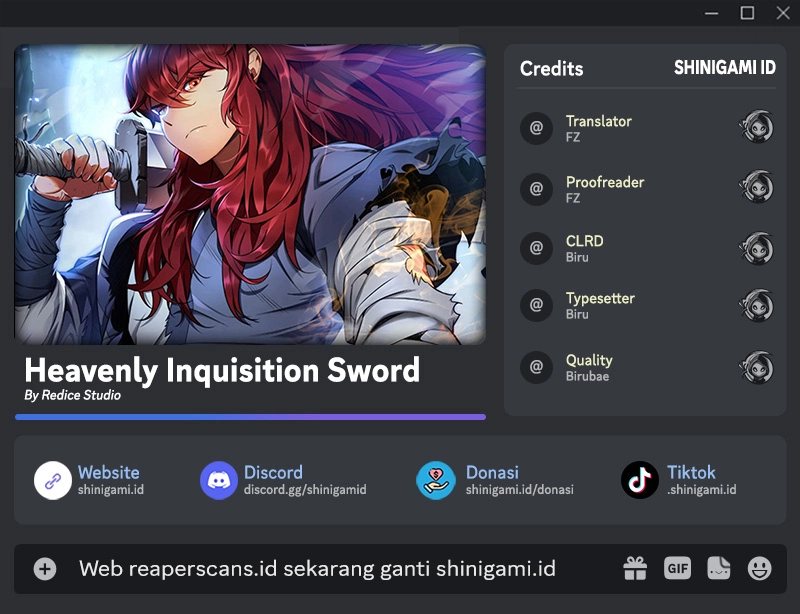 Heavenly Inquisition Sword
