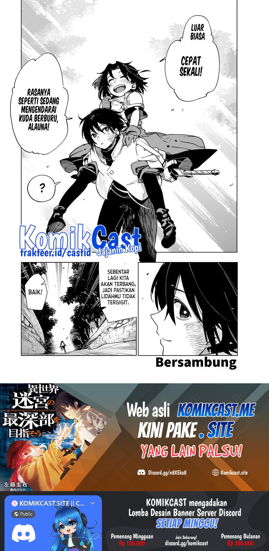 Isekai Meikyuu no Saishinbu o Mezasou
